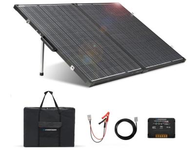 160W Cobertura solar dobrável BIPV Painéis solares monocristalinos Leve