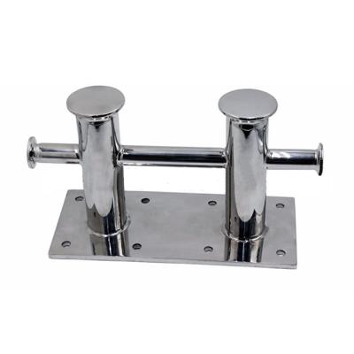 Marine Hardware Boat Accessories Stainless Steel Marine Dock Bollard Hardware Double Cross Boat Bollard Cleats
