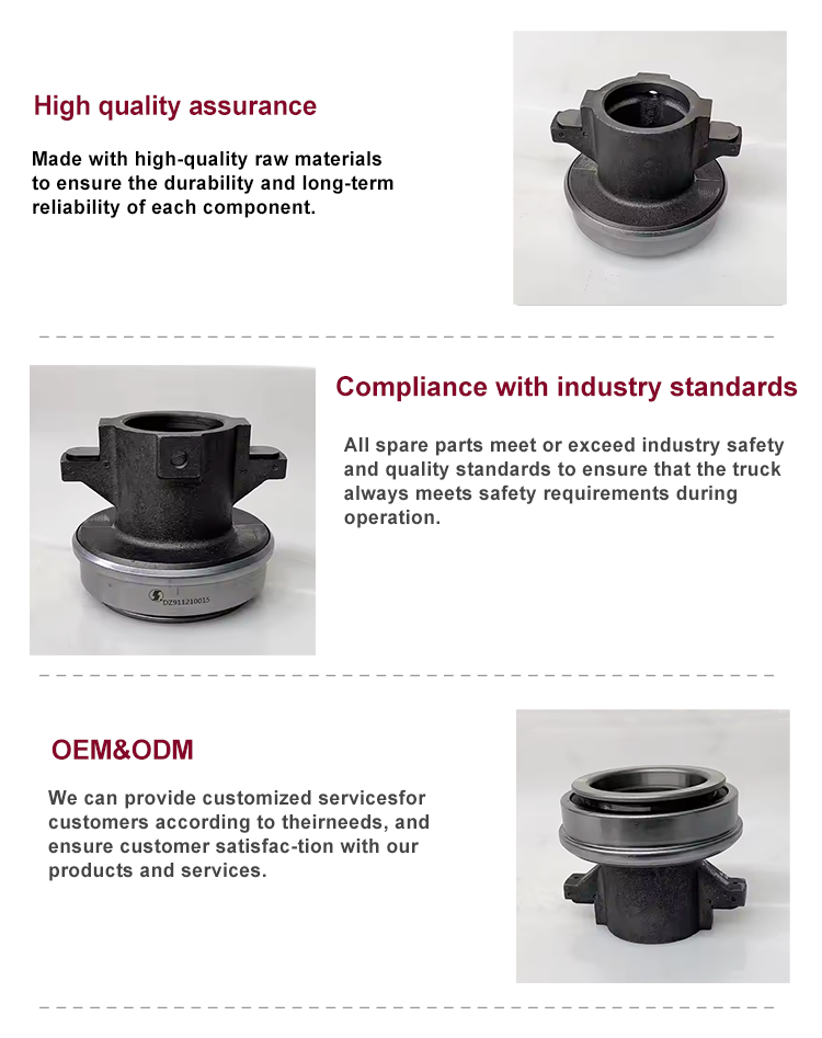 El rodamiento de separación por empuje 85C5787F2 para Shacman