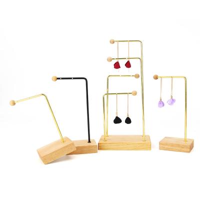 Portable L Shaped Metal Pendant Display Stand for Jewelry Luxury Show Exhibition