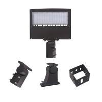 IP65 150W LED Parking Lot Lights With Slip Fitter Arm Mount Yoke Mount For Road and Outdoor Basketball Court Lighting