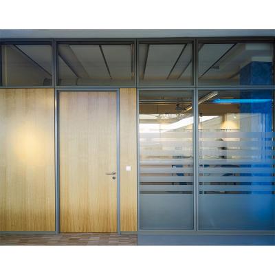 Épaisseur 108 mm 90 mm Mur de séparation en verre sans cadre pour salle de conférence