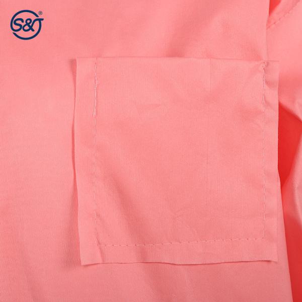OEM Disposable Lab coat Purple and Pink Women Lab Coat SMS Disposable Lab coat for Women