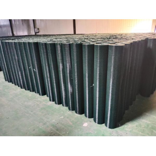 Зеленый PVC покрыл плетение ячеистой сети 50mmx100mm 3ft сваренное садом