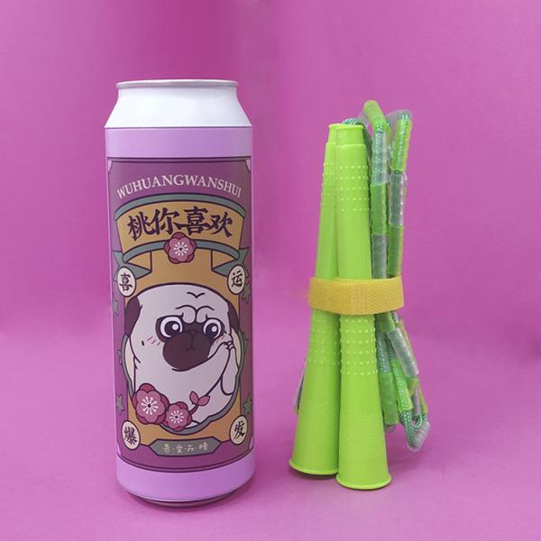 Green Kids Jump Rope Manageable Soft Beaded Adjustable Skipping Rope