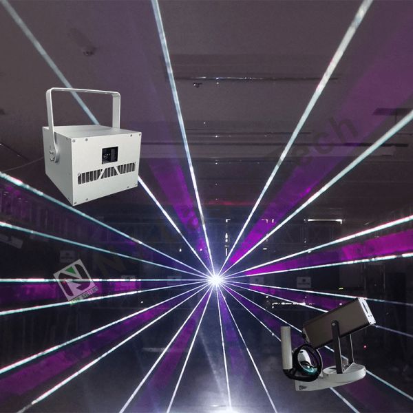 Decorative Laser Fountain Illumination with Adjustable Size and Electric Power Source