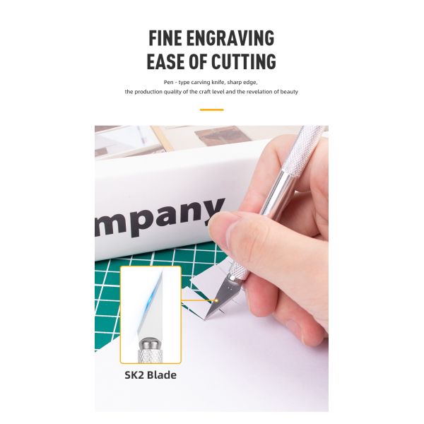 Металлический рукоятка скальпель лезвие Нож для резки резки