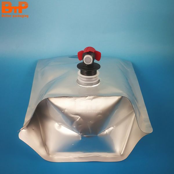 Bag in Box Packaging Bag Custom Capacity Animal Liquid Feed Packaging Plastic Tap Bag in Box