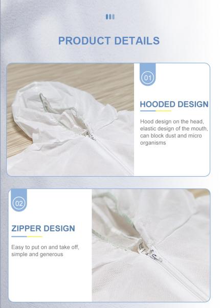 Ppe Medical Isolation Gown S-4XL Size For Work Protection