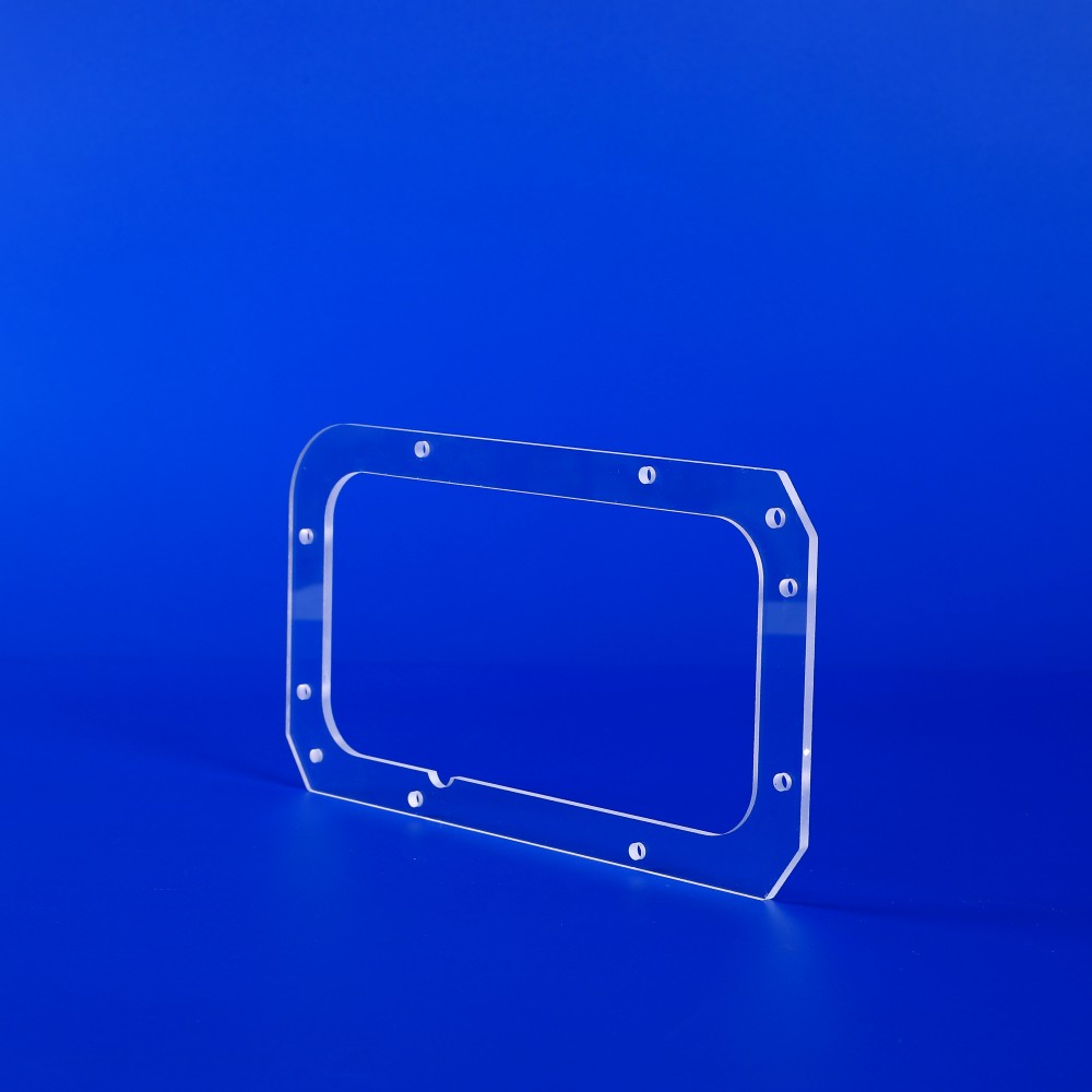 High Precision Polished Quartz Wafer Quartz Sheet 99.99 Purity Transparent