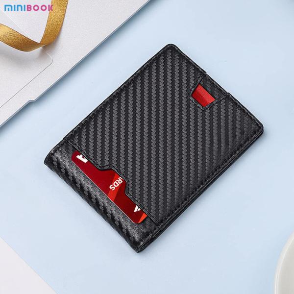Genuine Leather Men's RFID Blocking Bifold Wallet with Zipper Pockets and Custom Logo
