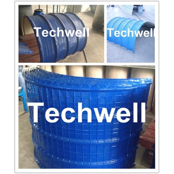 Vertical Hydraulic Roof Panel Roll Forming Machine for Curving Color Coating Steel Roof Sheet