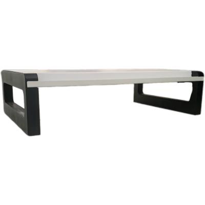 White Sheet Metal Machining Desk Monitor Stand Riser custom cut