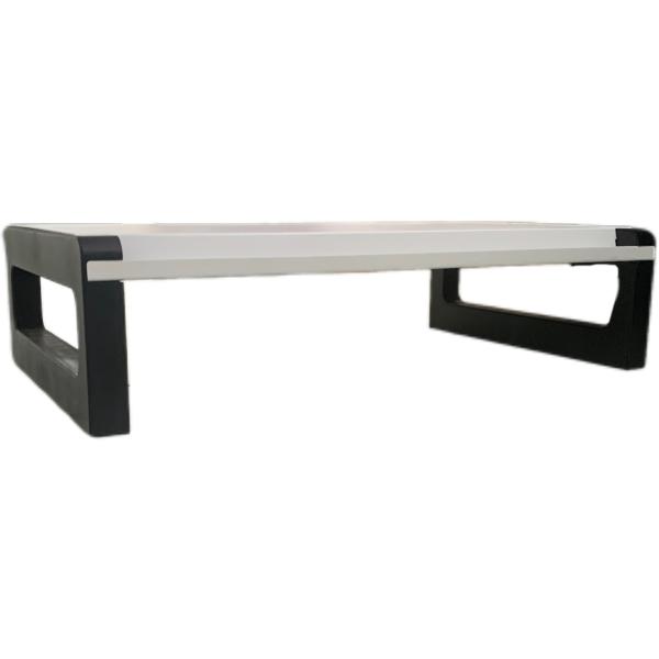 White Sheet Metal Machining Desk Monitor Stand Riser custom cut