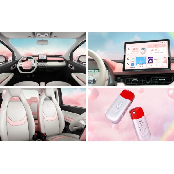 3 электротранспорт мороженого 20kw Chery QQ автомобиля Seater двери 4 электрический мини мини