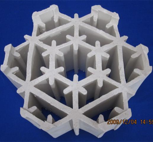 Large Surface Area Light Environment-friendly Ceramic Packing for Decarbonization