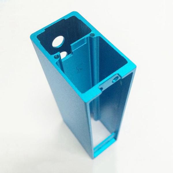 OEM Aluminum 6061 T6 Machined Metal Parts CNC Milling Enclosure With Blue Anodized