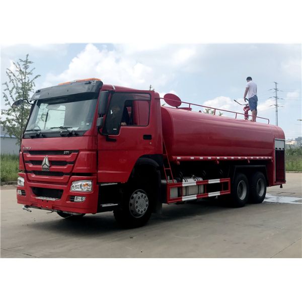 HOWO 6X4 371HP 20 Tons 20ton Fire Quenching Truck 20000L Fire Water Sprinkler Tanker Truck