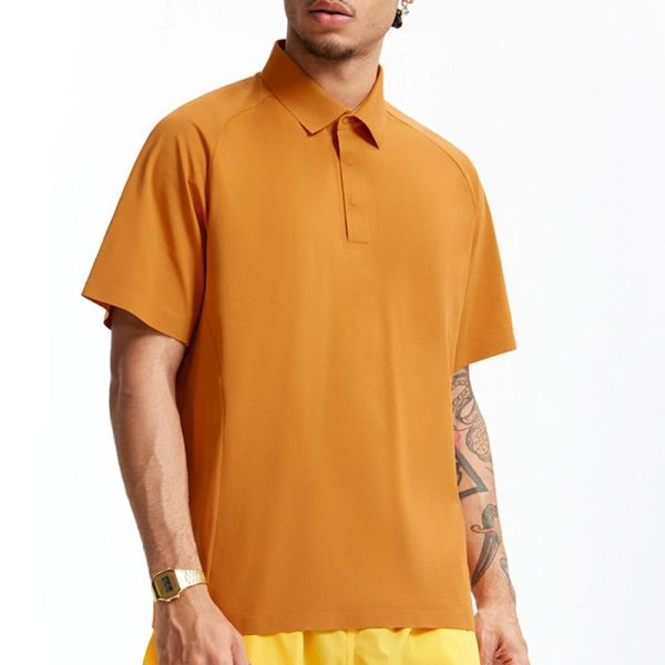Customizable Sporty Blank Men's Solid Mint Knitted Short-Sleeve Shirt Quick Dry Breathable New Arrival Spring/Summer 2026