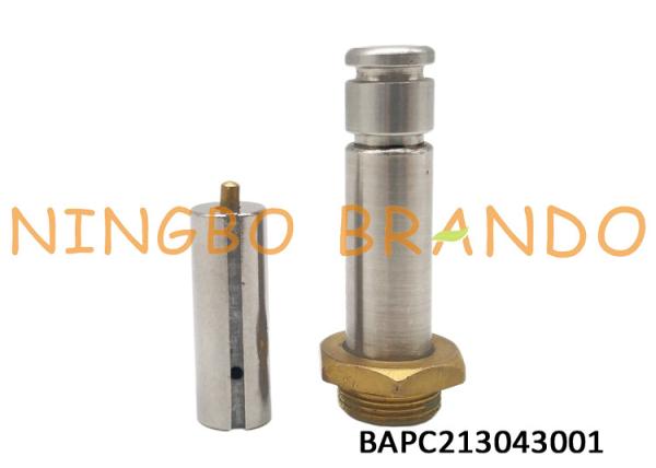 2/2 da haste normalmente fechada do solenoide da maneira de conjunto de tubo de aço inoxidável do atuador para a válvula do pulso
