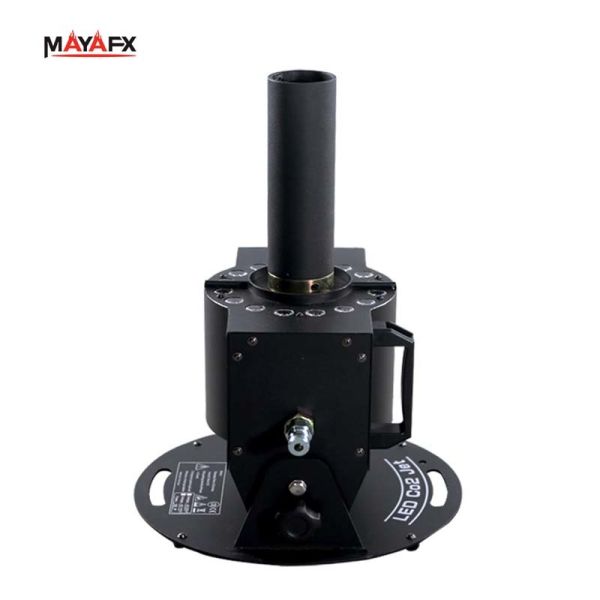 100W Power LED CO2 Jet with DMX512 Control and 8-10 Meter Fog Spray for Events