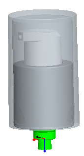 M20/410 Plastic PP Airless Cosmetic Pump And Cap OEM Prevents Leakage