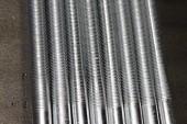 Heat Exchanging Parts Extruded Spiral Finned Aluminum Tube / Fin Tube Exchanger