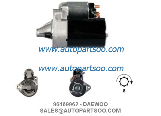 96469962 96497702 - DAEWOO Starter Motor 12V 0.8KW 8T MOTORES DE ARRANQUE
