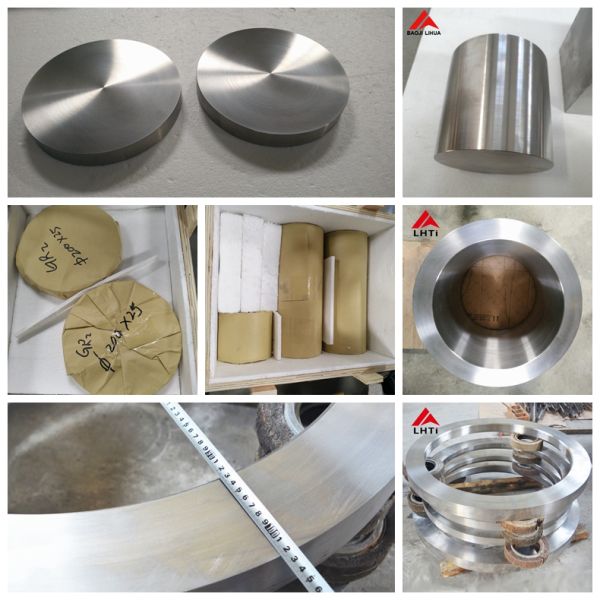 Forging Titanium Block ASTM B381 GR1 GR2 GR5 Ultrasonic Testing