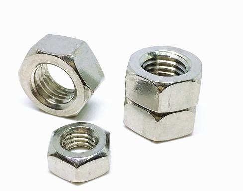 DIN934 Stainless Steel Hex Nut Diameter M3-M60 Gr 4 / Gr 6 / Gr 8 Grade