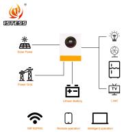 Vente en gros d'un onduleur hybride solaire de 48V 11KW MPPT 8,5kw sur le réseau hors réseau onduleur hybride solaire 8000W 11000W onduleur hybride solaire