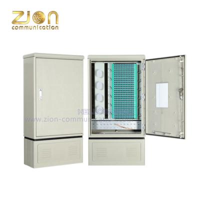 A cruz da fibra de FTTH 288F conecta o material exterior de SMC do armário