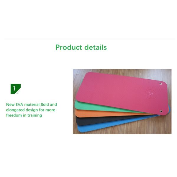 140*60*1.5cm Purple Yoga Mat for Hanging Hole Home Gym Exercise and Yoga Fitness