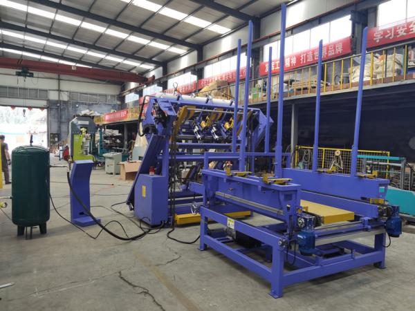 Máquina de madeira do palett do prego automático, nailer de madeira automático da pálete, pálete de madeira pregando a máquina