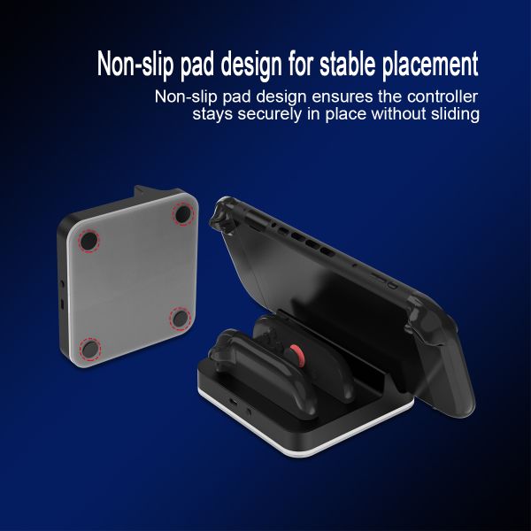 Multi-Function Charging Dock with RGB Lighting for Nintendo Switch 2– Charges Joy-Cons & Console