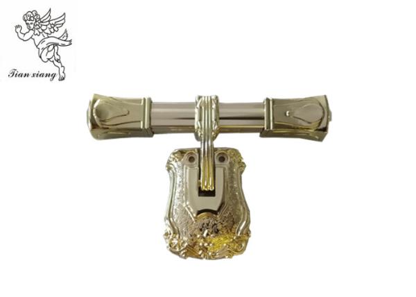 Estilo adulto H9023 de Europa do punho fúnebre dourado do caixão do metal personalizado