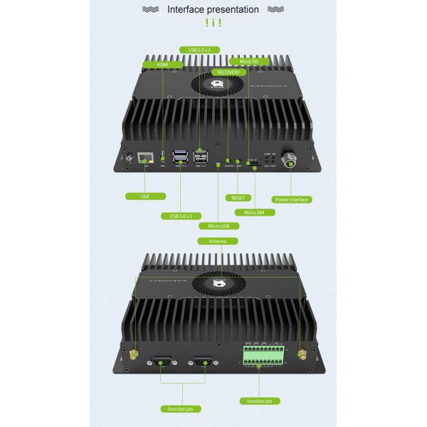 Feiyun Smart Box RTSS-X102F-Orin Air Cooled Version with Jetson AGX Orin 32GB Module