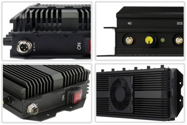 High Power Cellphone Jammer Bomb Disposal Equipment 80 Watt Power High Efficiency