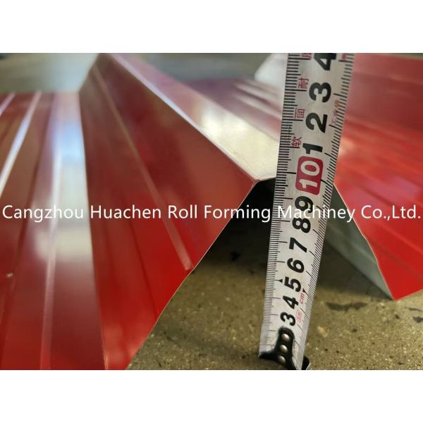 24 Rollers Steel Roofing Sheet Roll Forming Machine with 45# Steel Quenching and Plating and 12 Month Warranty