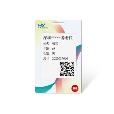 BLE IP68 GPS Bluetooth Smart Card 80mah com tela SOS