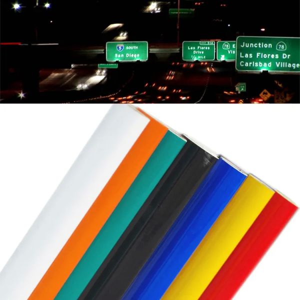 5 Years Service Life PET Engineering Grade Reflective Vinyl Film Roll