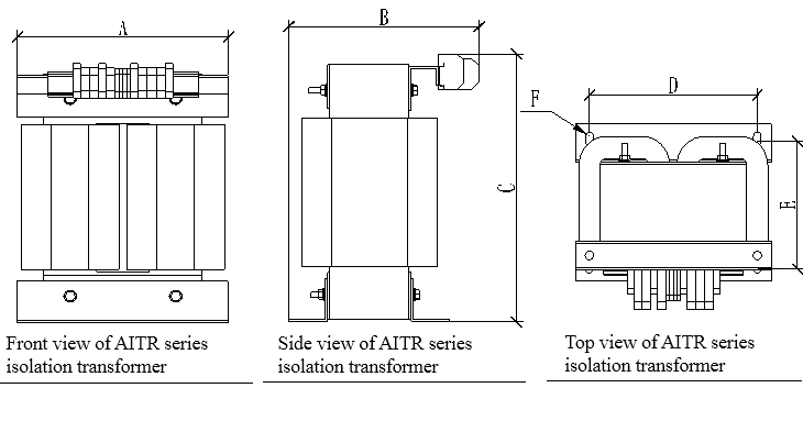 CE AITR Series Medical Isolation Transformer For Hospital Isolated Power System