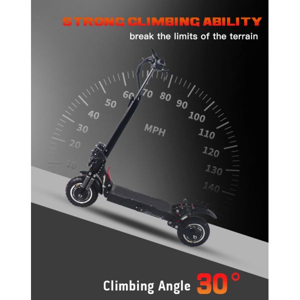 Powerful 1200w*2 Dual Motor Electric Scooter with 8.5 Inch Wheels and App Control