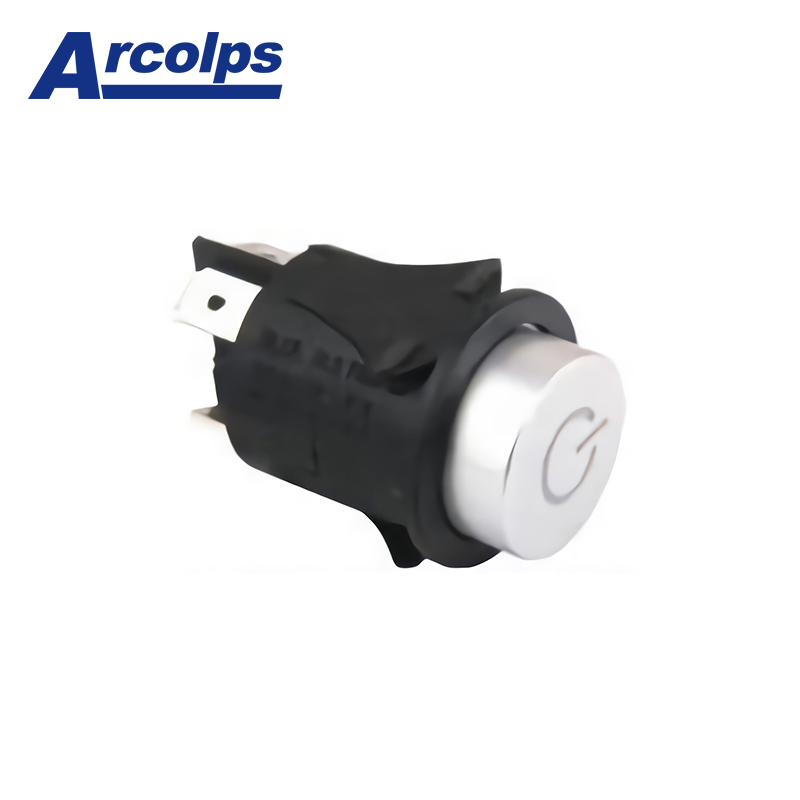 Red Blue Yellow Car Button Switch ARCOLPS Small Push Button Switch