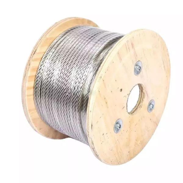 Stainless Wire Rope 304 7x7 1.0mm 1.2mm 1.5mm 2.0mm 2.5mm Galvanized or Stainless Steel for Heavy-Duty Applications