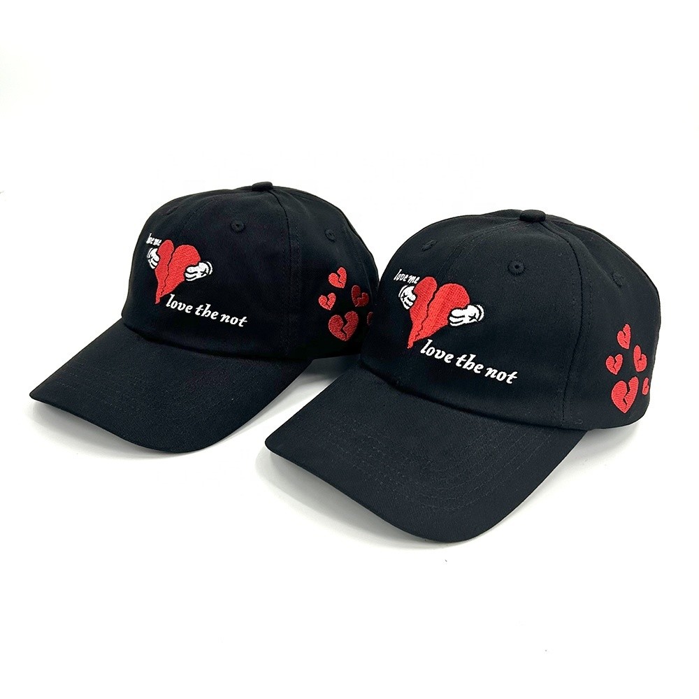 Unstructured Cotton Low Profile Dad Cap Adjustable Custom Embroidery Baseball Cap