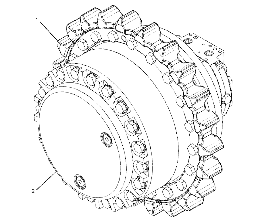 JCB Excavator Travel Motor Gearbox