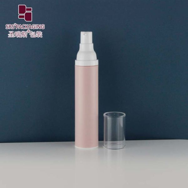 15ml 30ml 50ml Empty PP Plastic Translucent Recyclable Foundation Airless Plastic Pump Bottles