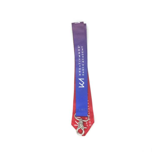 Free Design Artwork Dye Sublimated Lanyards For Camping Trade Show Exhibition Event