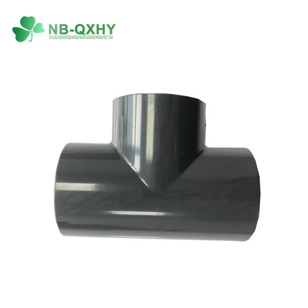 Round Head Code PVC Equal Tee Forged PVC Fitting Pressure Pipe Fitting at Competitive